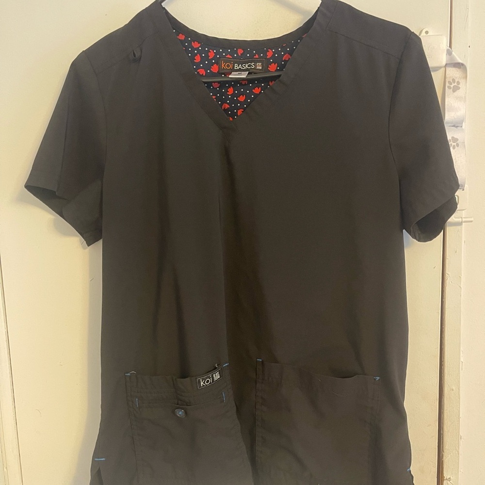Koi Scrub Top